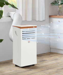 HOMCOM 9000 BTU Portable Air Conditioner 4 Modes LED Display Timer Home Office