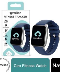 Gymcline Ciro Fitness Tracker w/ 25 Sports Modes & IP68 Water Protection, Navy
