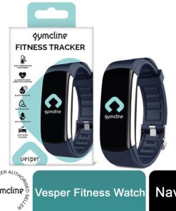 Gymcline Vesper Fitness Tracker with Body Temperature Monitoring, Navy