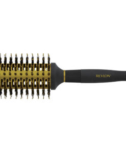 Revlon Ionic Ceramic Smooth Waves Large Round Barrel Blow Dry Hair Brush Nano Anti Bacterial Technology