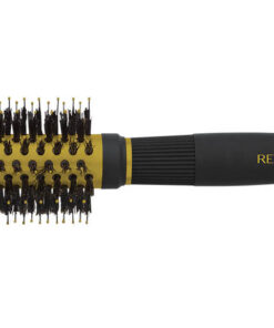 Revlon Ionic Ceramic Curls & Flips Small Round Barrel Blow Dry Hair Brush Nano Anti Bacterial Technology