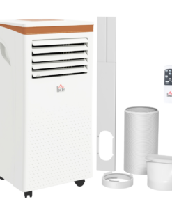 HOMCOM 10000 BTU Portable Air Conditioner 4 Modes LED Display Timer Home Office