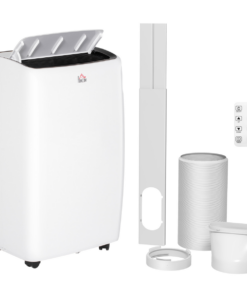 HOMCOM 12,000 BTU Portable Air Conditioner with 28m², Sleep Mode, Dehumidifier
