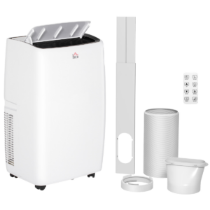 HOMCOM 12,000 BTU Portable Air Conditioner with 28m², Sleep Mode, Dehumidifier