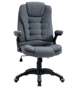 High Back Home Office Chair Computer Desk Chair w/ Arms Swivel Wheels Dark Grey