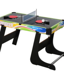 4-in-1 Foldable Game Table Hockey Football Table Tennis & Pool Home Gaming