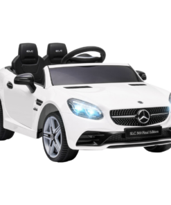 Benz 12V Kids Electric Ride On Car W/ Remote Control Music White