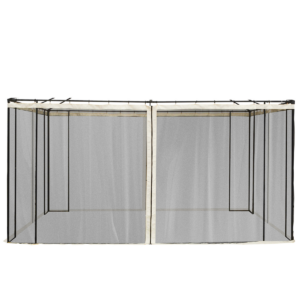 Outsunny 352x207cm Gazebo Replacement Mesh Netting Screen Walls (4 Panels)