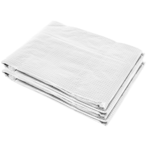 Outsunny 3x2x2m Replacement Greenhouse Cover w/ Windows & Roll-Up Door, White