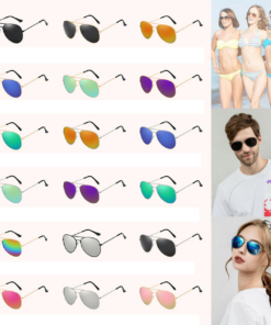 Polarized Sunglasses Men Ladies Women Unisex Mirror Vintage Retro Pilot
