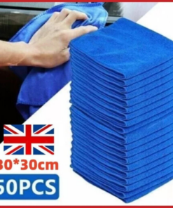 50X LARGE MICROFIBRE CLEANING AUTO CAR DETAILING SOFT CLOTHS TOWEL DUSTER WASH