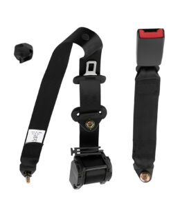 Retractable Adjustable Shoulder Seat Belt Universal 3 Point Safety Belts