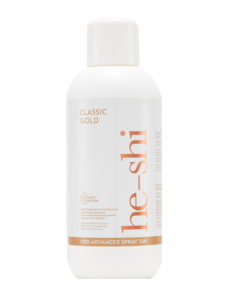 He-Shi Classic Gold Spraytan 1L (8%) - Medium - No Smell Self Tan