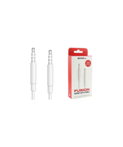 Advanced Accessories Fusion Audio Aux Cable 3.5mm-White MRM01855