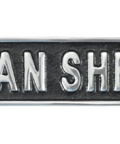 18CM MAN SHED WALL SIGN