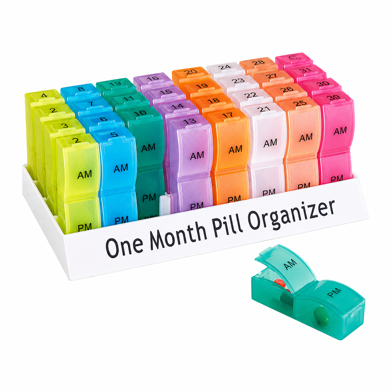 Monthly Pill Box with Individual Day - Image 3
