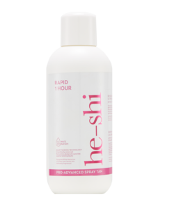 He-Shi Rapid 1 Hour Spray Tan 1L (10%) - Medium to Dark - No Smell