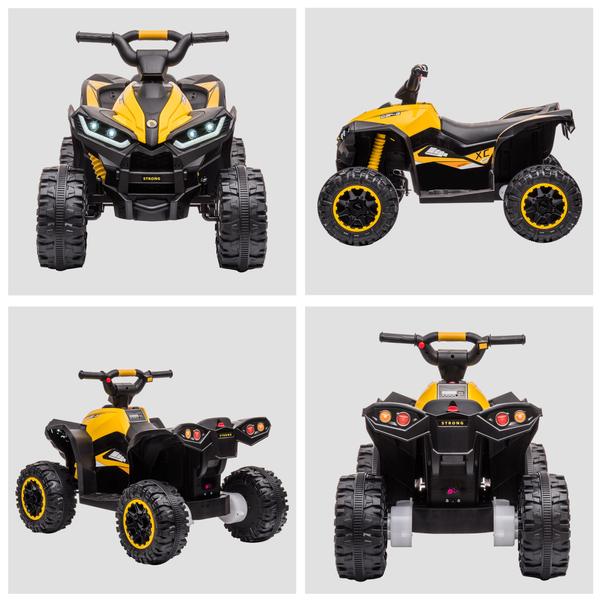 HOMCOM 12V Electric Quad Bikes for Kids Ride On Car ATV Toy for 3-5 Years - Image 7