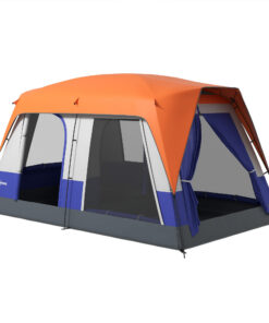 Outsunny Camping Tent with 3000mm Waterproof Rainfly & Screen Panels, Orange