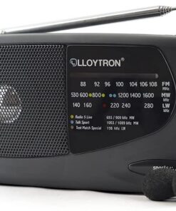 Lloytron 3-Band Sports Pocket Radio with Earphones