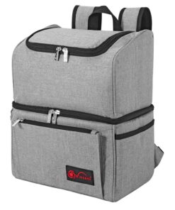 VINSANI GREY BACKPACK COOLER BAG