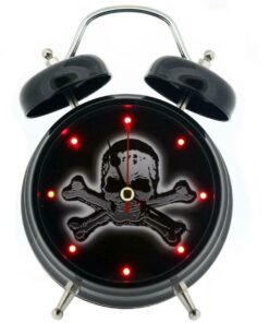 GTP Unisex Double-Bell Quartz Alarm Clock with Clear Voice IMP122