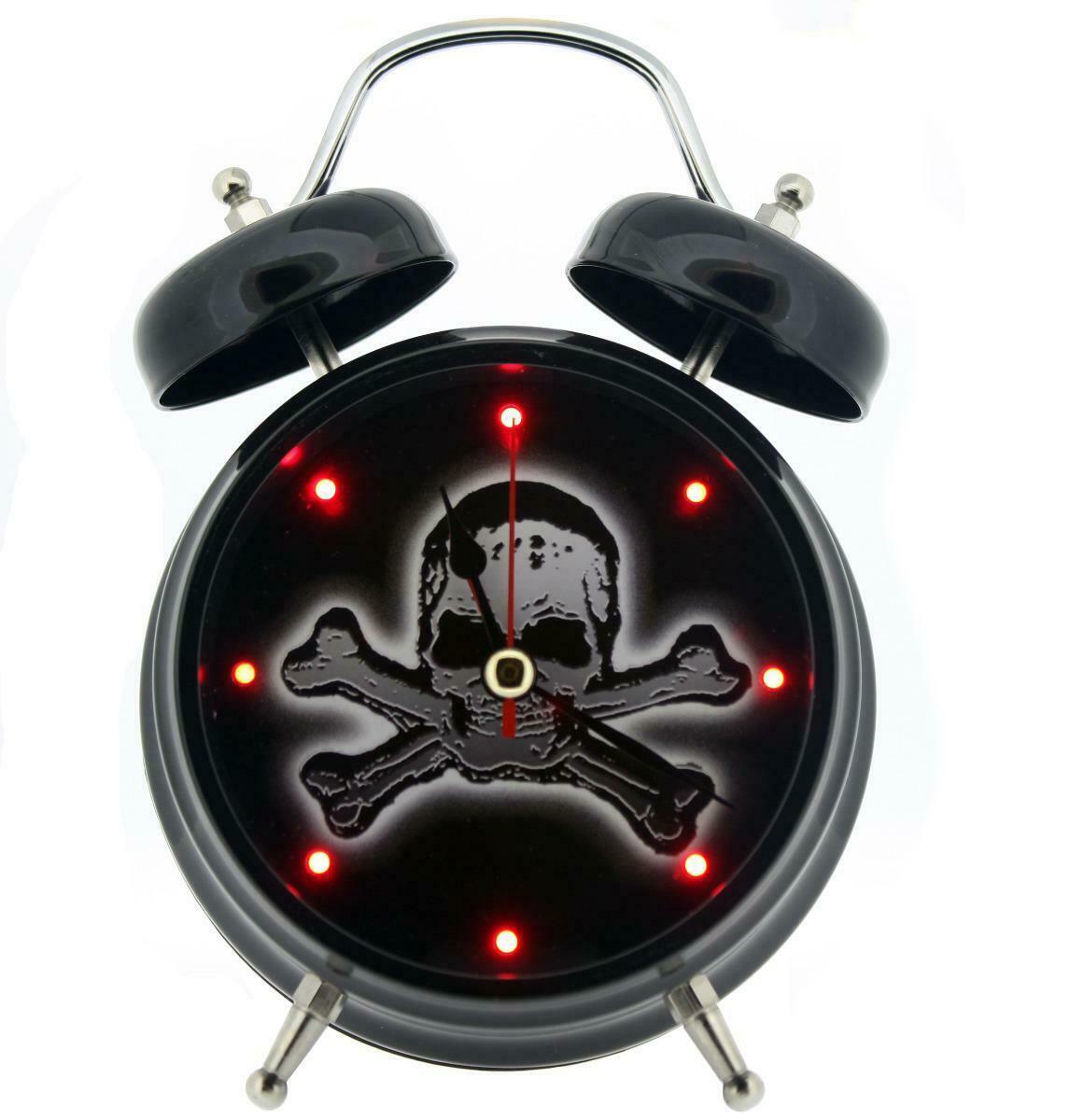 GTP Unisex Double-Bell Quartz Alarm Clock with Clear Voice IMP122