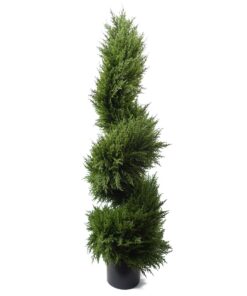 120cm Premium Artificial Spiral Cypress Topiary Tree