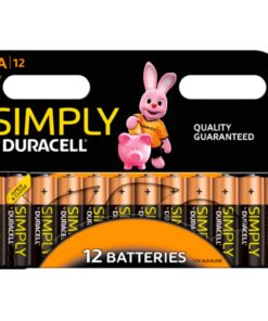 Duracell Simply AA Non Rechargeable Batteries, 12 Pack