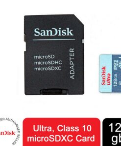 SanDisk Ultra 128 GB, Class 10 (10MB/s) - microSDXC Card