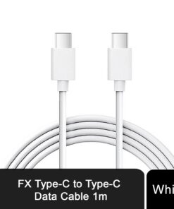 FX Braided USB-C to USB-C Data Cable for Sync and Charge Android Devices, 1M