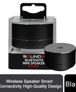 Soundz Wireless Speaker Smart Connectivity High-Quality Design-Black