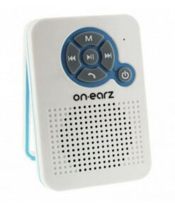 On Earz Parleur Wireless Bluetooth Speaker for Bathroom, White
