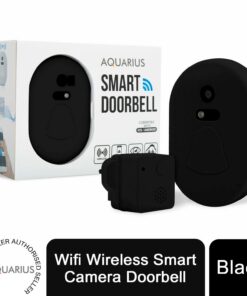 Aquarius Wifi Wireless Smart Camera Doorbell[Black]
