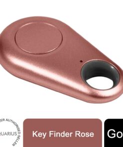 Aquarius Key Finder Anti-Lost Alarm with GPS Last Location Finder, Rose Gold