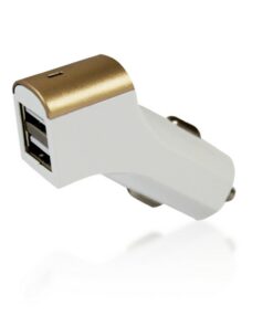 FX Factory Powabud Twin Socket USB 2.1A Car Charger [Gold]