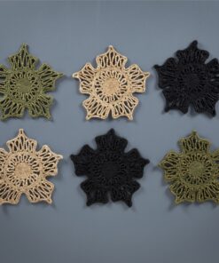Severn Jute Star 36x36cm Natural Set of 2 Placemats