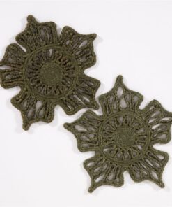 Severn Jute Star 36x36cm Olive Set of 2 Placemats