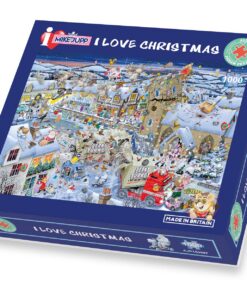 Mike Jupp I Love Christmas 1000 Piece Jigsaw Puzzle