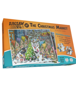 Djigsaw Vu at the Christmas Market 2 x 1000 Jigsaw Puzzles
