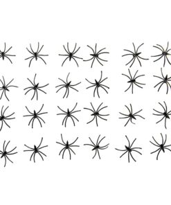 2X VINSANI PACK OF 24 SPOOKY SPIDERS NTT