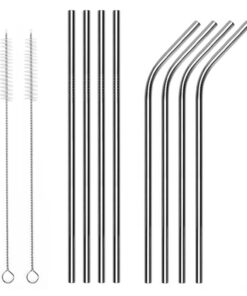 Vinsani Stainless Steel Straws - Reusable & Eco-Friendly (SKU 0009023)