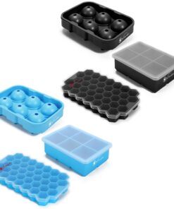 VINSANI 3 PACK SILICONE ICE TRAYS