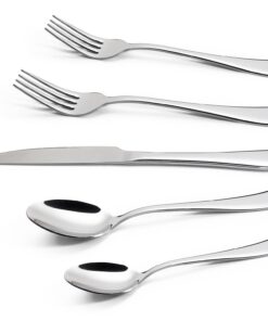 Vinsani 20-Piece Stainless Steel Cutlery Set - Sleek Everyday Dining