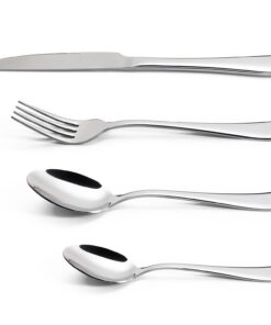 Vinsani 24-Piece Stainless Steel Cutlery Set | Sleek Everyday Elegance
