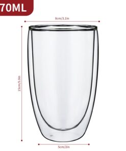 Vinsani Double Wall Glasses - Edgy Style, 1010067