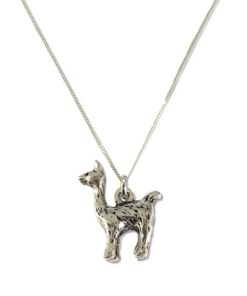Llama Silver Necklace