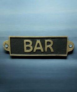 BAR - METAL SIGN