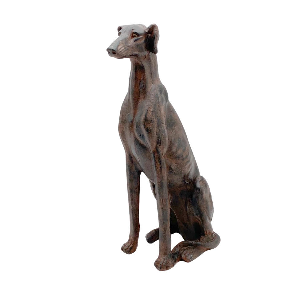 77CM SITTING DOG GARDEN STATUE