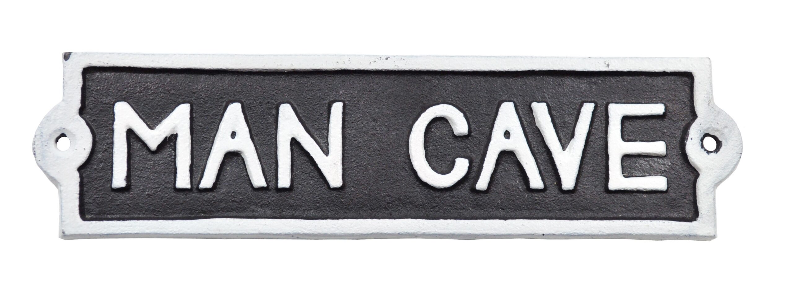 22CM ALUMINIUM MAN CAVE SIGN - Image 2